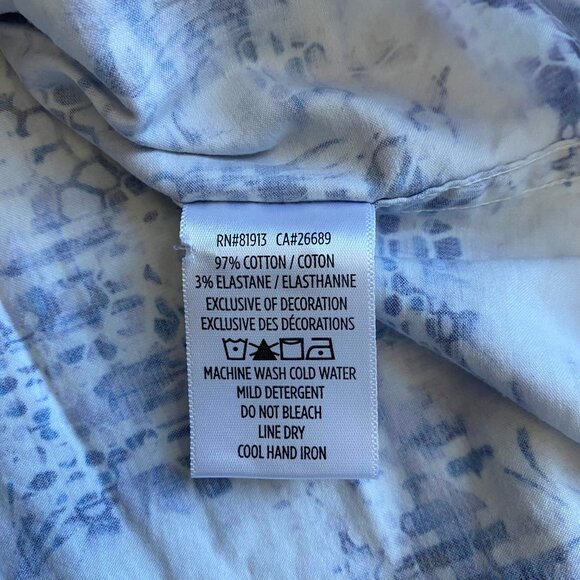 Robert Graham Men's Classic Fit Shirt Kaleidoscope Artsy Flip Cuff Smoke Size M - Picture 7 of 11